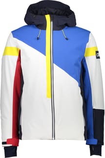 Man Jacket Fix Hood Bianco