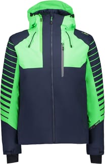 Man Jacket Fix Hood Black/Blue