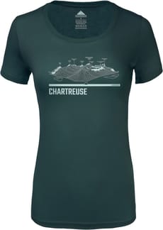 T-Shirt Ultrasoft² Chartreuse F Noir