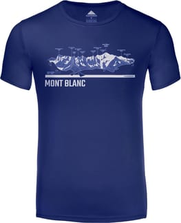 T-Shirt Ultrasoft² Mont Blanc H Bleu