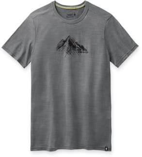 Men's Merino Sport 150 Rocky Range Graphic Tee Light Gray Heather