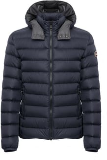 Mens Down Jacket Navy Blue-Spike