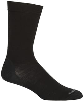 Mens Lifestyle Fine Gauge Crew Black