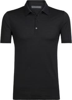 Mens Tech Lite SS Polo Black    