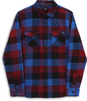 Box Flannel Pomegranate Nautical Blue