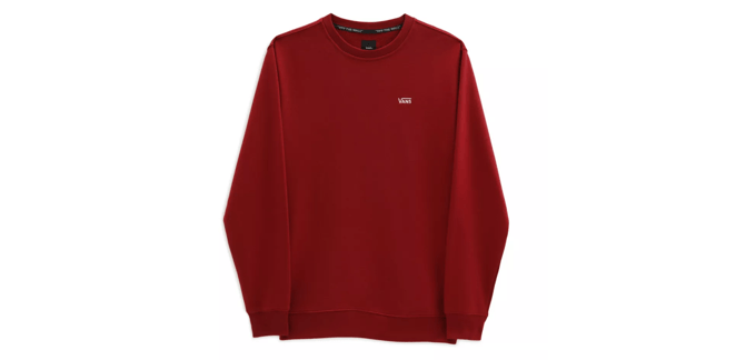 Basic Crew Fleece Pomegranate