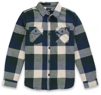 Box Flannel Dress Blues Scarab