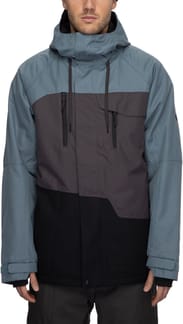 Mns Geo Insulated Jacket Goblin Blue Colorblock