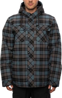 Mns Woodland Insulated Jacket Goblin Blue Plaid