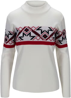 Mt Ashcroft Fem Sweater Blanc