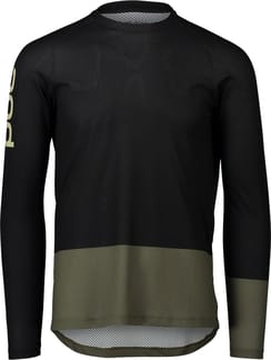 MTB Pure LS Jersey Uranium Black/Epidote Green