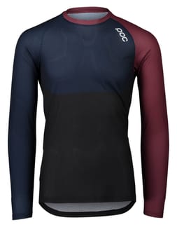 MTB Pure LS Jersey Propylene Red/Turmaline Navy/Uranium Black