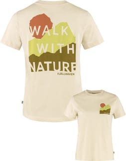 Nature T-shirt W Chalk White