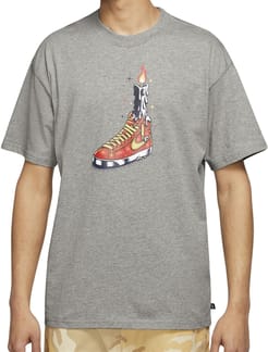 Nike SB T-Shirt SS Dk Grey Heather