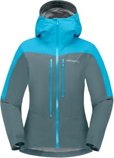 Falketind Gore-Tex Paclite Jacket W's Aquarius/North Atlantic