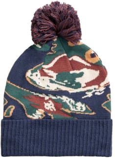 Novelty Pom Beanie Navy