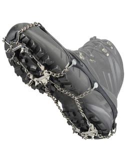 20 Ramponi Antiscivolo Per Scarpe Invernali - Catene Da Neve Portatili Per Escursioni E Attività Outdoor - Trazione Su Ghiaccio