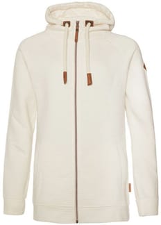 Nxg Gracye Full Zip Hoody W Canvas Off White