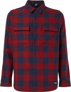 Bear Cozy Flannel Fathom/Iron Red Check