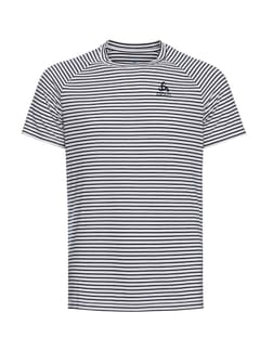 T-shirt MC Halden Stripes White - Dark Sapphire