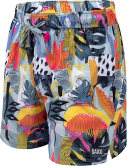 Oh Buoy 2N1 Volley 5" Blue Cut Work Tropical