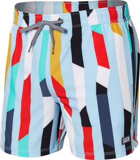 Oh Buoy 2N1 Volley 5" Cutwork Stripe Airy Blue