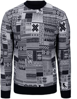 OL History Basic Crewneck Unisex Sweater Bleu Marine/Blanc