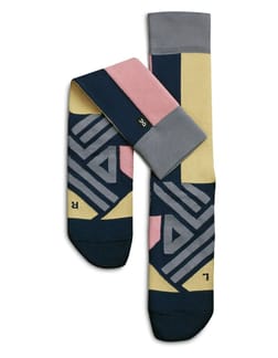 High Sock Navy Dustrose