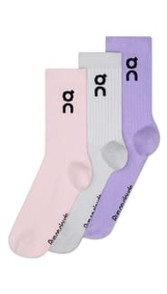 Logo Sock High 3P Orchid Bloom