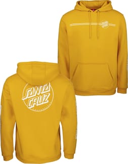 Opus Dot Stripe Hood Mustard