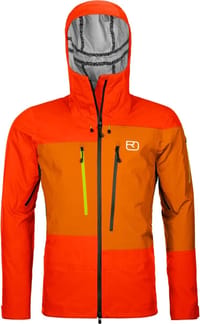 3L Deep Shell Jacket M Hot Orange