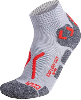 Outdoor Explorer Low Cut Socks Man Pearl Grey/Red