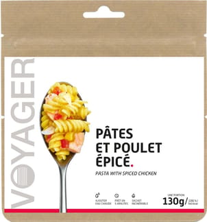 Nudeln mit würzigem Huhn 130g