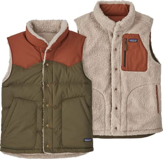 M's Reversible Bivy Down Vest Basin Green
