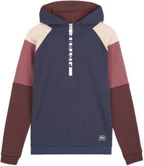 Pearl Zip Hoodie Dark Blue