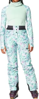 Exa Printed Pants Blurry Water Print