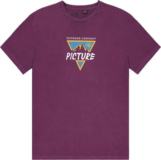 Poeny Tee Purple Wine Washed