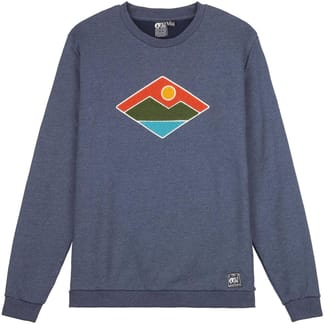 Plush Logo Crew Dark Blue Melange