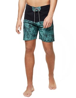 Pm T-Butter Boardshorts Blue Aop W/ Black