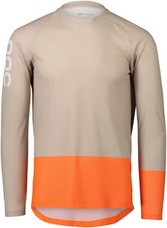 MTB Pure LS Jersey Light Sandstone Beige/Zink Orange
