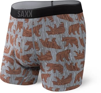 Quest Boxer Brief Fly Grey Grizzly Grain