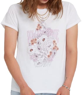Radical Daze Tee W White