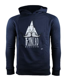 Rancho Moustache Hoody Navy