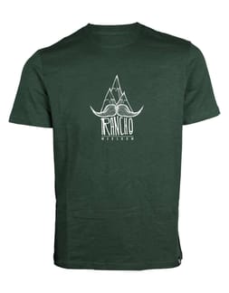 Rancho Moustache Tee Dark Green