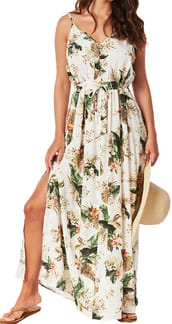 On The Coast Maxi Dress Bone