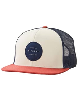 Routine Trucker White/Navy/Red