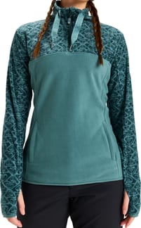 Sayna Half Zip Sea Pine Roxygram Tonal