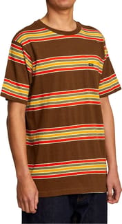 Somedays Stripe M Knit Top Bombay Brown