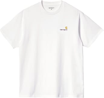 S/S American Script T-Shirt White