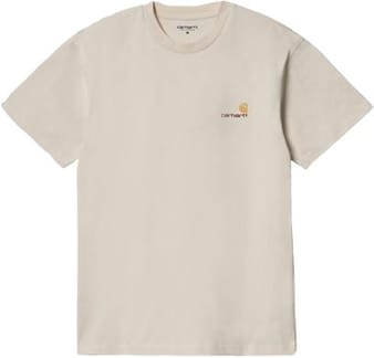 S/S American Script T-Shirt Natural